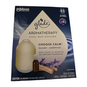 Glade Aromatherapy Diffuser & Essential Oil Air Freshener Choose Calm Lavender